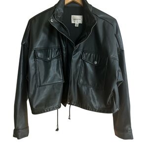 Industry Women's Black Leather Jacket